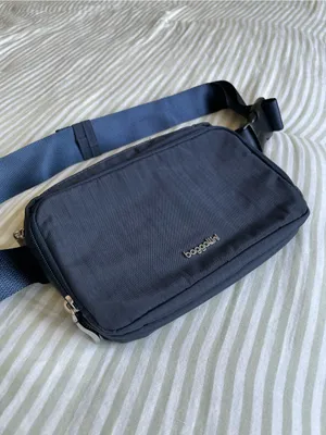 Baggallini True Classic Belt Bag Sling French Blue Fanny Pack Bag Navy Nylon thumbnail 3