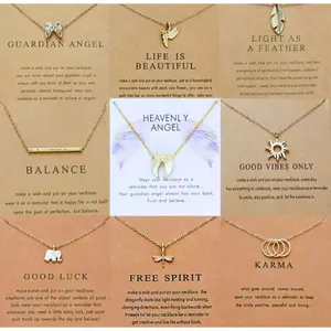 Boutique NEW Balance Bar Necklace Gold Minimalist‎ Pendant Delicate Chain Jewelry Gift thumbnail 8