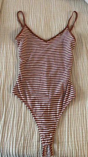 striped bodysuit thumbnail 1