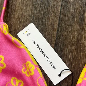 Nessy Swimwear Floral Reversibile Print Top thumbnail 3