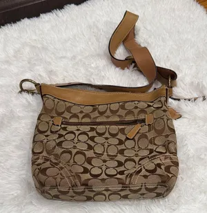 Coach Tan and Brown Crossbody Bag thumbnail 1