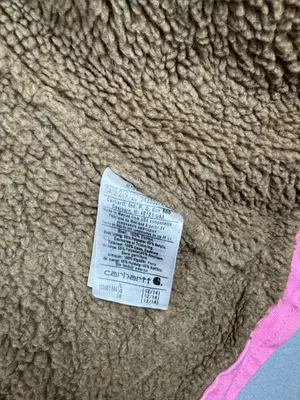 Carhartt Bubblegum Pink Hooded Sherpa-Lined Workwear Vest Size: XS (0/2) thumbnail 7