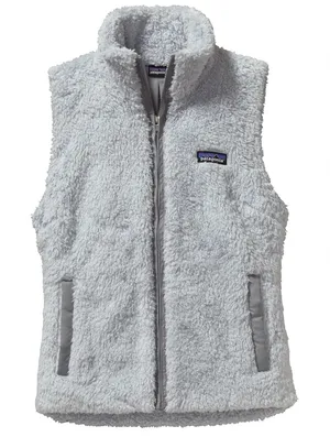 Patagonia Los Gatos Vest Women’s Size Small Gray Full Zip Fuzzy Jacket thumbnail 1