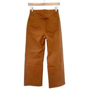 Aritzia Wilfred Free Tan Wide Leg Canvas Pants Jeans Sz 0 thumbnail 6