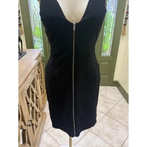 Black Spaghetti Strap Bodycon Mini Dress – Size S thumbnail 4