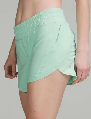 Lululemon Wild Mint Track That Mid-Rise Lined Short 5" Size 0 thumbnail 8