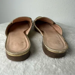 J. Crew Metallic Gold Loafers Women’s 7 thumbnail 6