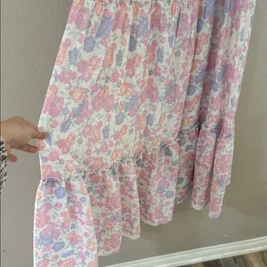 Trixxi Floral Pink and Purple Dress thumbnail 3