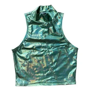 G Mini Metallic Green Top S thumbnail 1