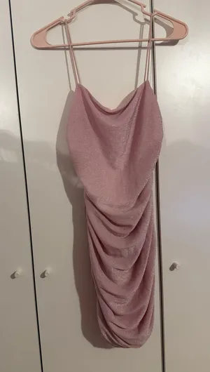 Glitter mini dress Pink thumbnail 1