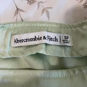 Abercrombie Mint Satin Midi Skirt thumbnail 3