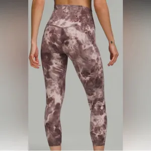 Lululemon Align High-Rise Crop 23" Diamond Dye Mink Bery‎ Lunar Rock Shadow Grey thumbnail 2
