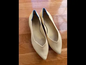 Rothy's pale Yellow Pointed Flats thumbnail 3