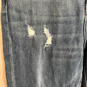 Hidden Jeans Distressed Straight‎ Leg Raw Hem Denim Medium Blue Size 28 thumbnail 3