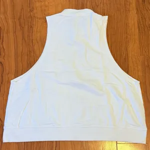 STATESIDE High Neck Tank Top‎ Large Arm Hole White Size Large thumbnail 3