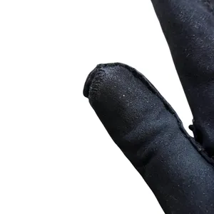 Vintage Leather-Tailored Black Fabric Forearm Long Evening Gloves Size 7 thumbnail 6
