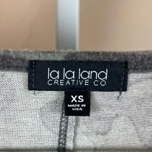 NEW La La Land XS Camo V Neck Fleece Long Sleeve Crop Top Buttery Soft Y2K thumbnail 5