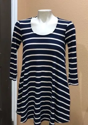 Bdg striped dress thumbnail 1