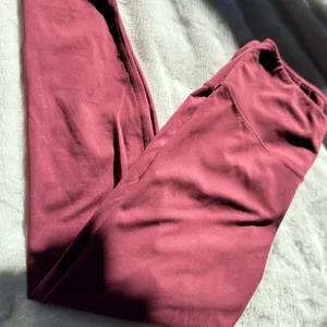 Yogalicious Luxe High Waist Leggings L Mauve Buttery Soft thumbnail 3