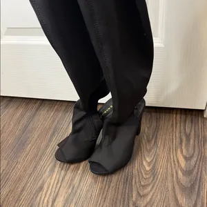 BAMBOO Black Over the Knee Boots thumbnail 4