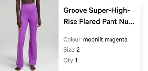 Lululemon Groove Super High-Rise Flare Pants thumbnail 5