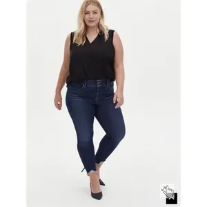 Torrid Black Chiffon Tank Sleeveless Womens Plus Size 2X NEW #734 thumbnail 4