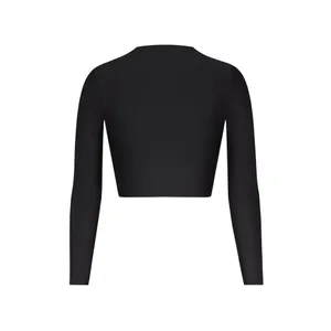✨SKIMS Cutout Lace Up Cropped Top in Onyx Size Medium thumbnail 3