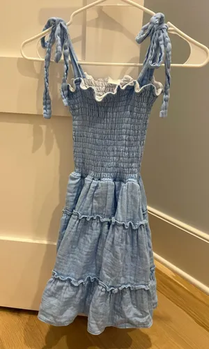 house of wallace blue sundress thumbnail 2