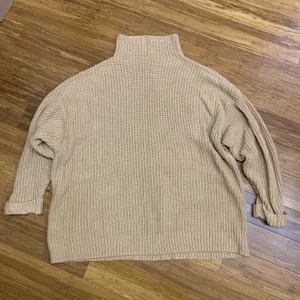 American‎ Eagle Oversized Knit Turtleneck Sweater Womens Size XL Rolled Cuffs thumbnail 1
