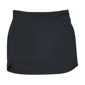 Athleta Trekkie Skort Black Hiking Athletic Skirt Built-in Shorts Size 4 thumbnail 1
