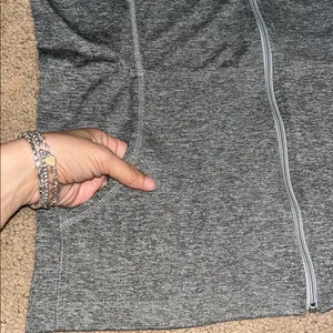 Patagonia‎ Seabrook Jersey Zip-Up Hoodie Heather Gray Large thumbnail 5