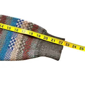 VTG Saturdays Generation Womans Crew Neck‎ Knit Sweater L Geometric Grandma Cozy thumbnail 7