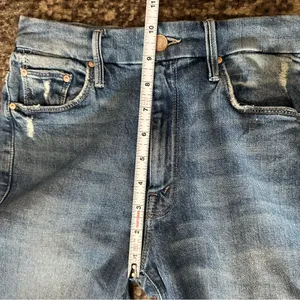 Mother Denim Women’s Size 27 Popism Blue The Looker High Rise Ankle Skinny Jeans thumbnail 13