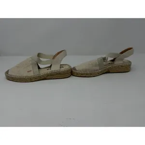 Viscata Sagaro Lace Espadrille Slingback Flat Cream Womens 37 thumbnail 5