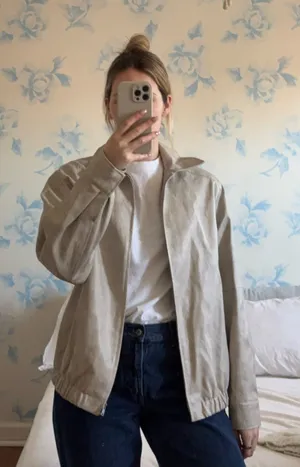 Oak + Fort Faux Leather Jacket Grey thumbnail 1