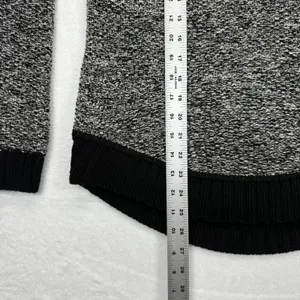 Lululemon Sweater Knit‎ Black Gray Long Sleeve Pullover Relaxed Fit Casual Sz XS thumbnail 3