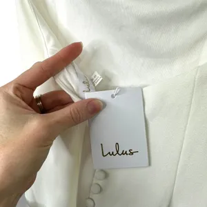 NEW Lulus Luxe Bridal Eloquent Endearment White Backless Maxi Wedding Dress thumbnail 9
