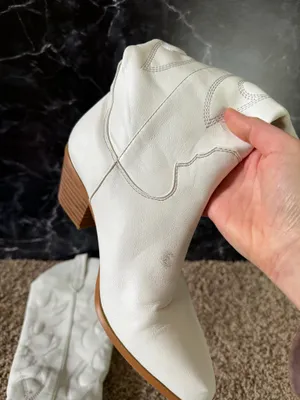 Princess Polly Tall White Cowboy Boots thumbnail 3