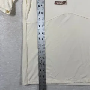 CALIA Womens Swim Tee Rash Guard Light Cream XS Short Sleeve UPF 50+‎ WSA12482 thumbnail 5