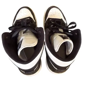 Nike Air Jordan 1 Mid White/Black Panda Black White DV0991-101 Size US 9.5 Women thumbnail 14