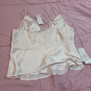 NWT A&F Bella tank top with front tie XL thumbnail 5
