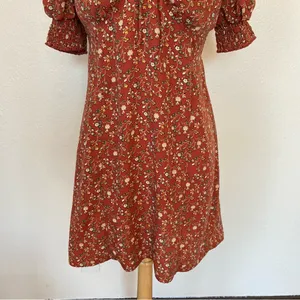 Trixxi Floral Mini Dress - Rust thumbnail 7