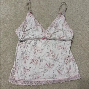 Victoria’s Secret Pink Floral and Lace Cami Top thumbnail 3
