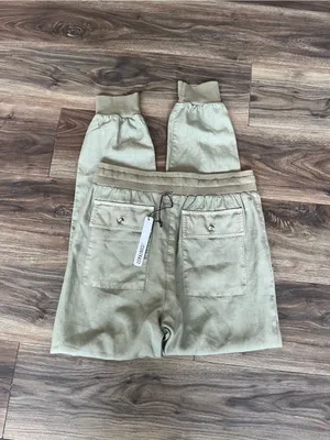 Self Contrast Olive Green Jogger Cargo Pants XS‎ NWT thumbnail 5