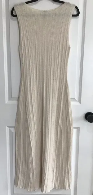 A New Day Maxi‎ Dress Womens Large Washed Ribbed Sleeveless thumbnail 1