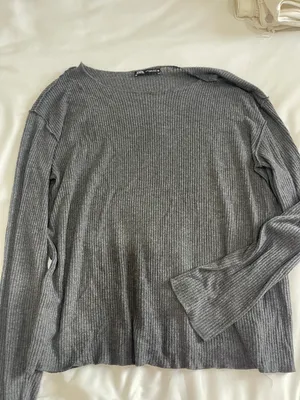 ZARA Knit Ribbed Shirt thumbnail 2