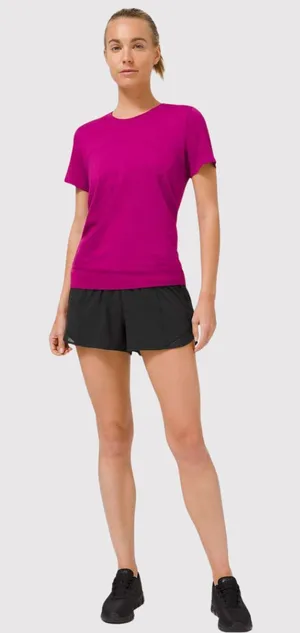 Lululemon Women Shorts Black Hotty Hot Athletic Lined High Rise Stretch Size 8 thumbnail 1