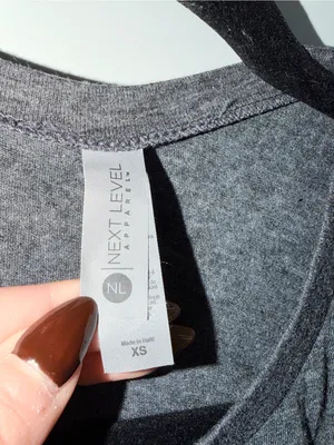 Next Level Apparel Dark Gray NASA Astronaut Tank thumbnail 3