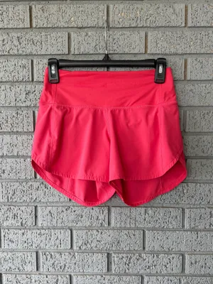 Lululemon Speed Up High-Rise Lined Short 4" Glaze Pink Size 2 thumbnail 4