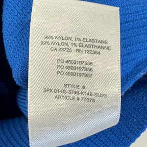 Babaton Sculpt Knit Criss Cross Tank Top Royal Blue Size S 77075 Monochrome thumbnail 7